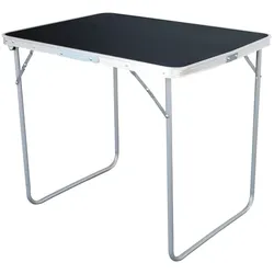 Mojawo XL Campingtisch Klapptisch schwarz klappbar Tragegriff Alu 80x60x68cm