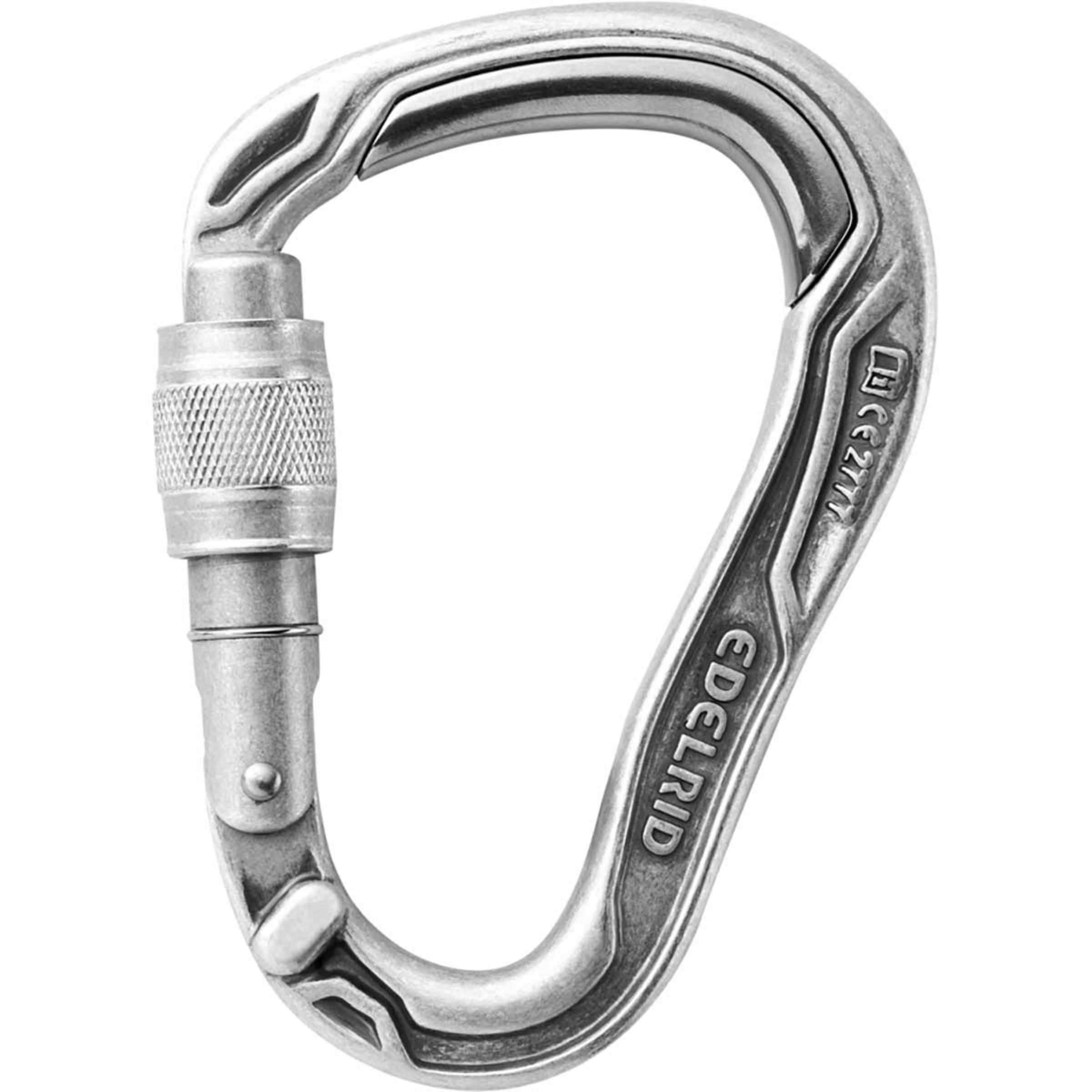 Edelrid HMS Bulletproof ScrewKarabiner Karabiner silber Alpinklettern | Sportklettern