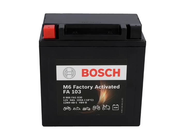 Motorradbatterie Fa103 AGM 9Ah/100A