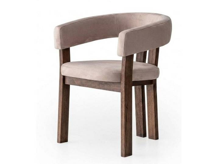 Xlmoebel Esszimmerstuhl Beige-brauner Esszimmerstuhl im modernen, stilvollen Design, Made in Europa