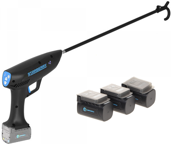 Scuotitore mirtilli elettrico Campagnola Starberry MD2 - 3 Batterie 14.4V 2.5AH