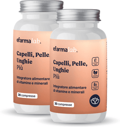 eFarmaLab Capelli Pelle Unghie Più Offerta BIPACCO 2X30 Compresse