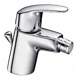 KAJA Mix Einhebel-Bidetbatterie mit Ablaufgarnitur, velourschrom  33220-E
