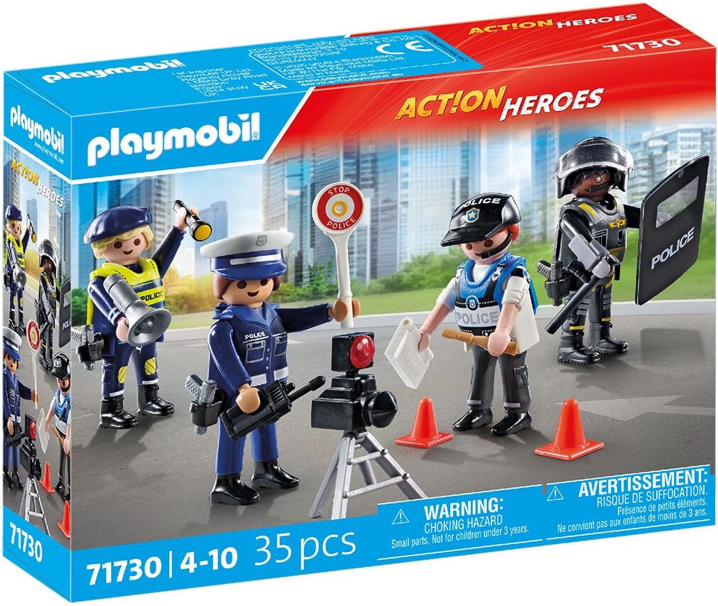 Playmobil Set de figuras policía .