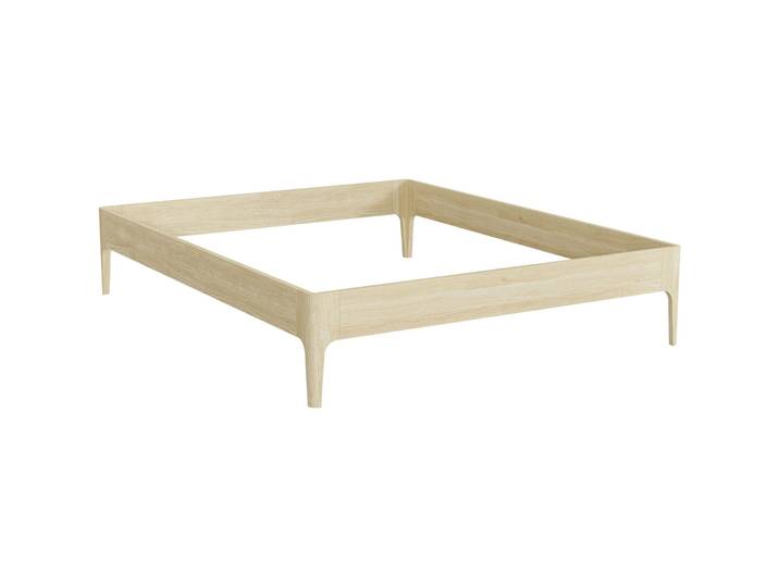 Bett Lund Asteiche Nature Massivholz 160 x 200 cm - Möbel Konfigurator: Traummöbel individuell zusammenstellen - Bett