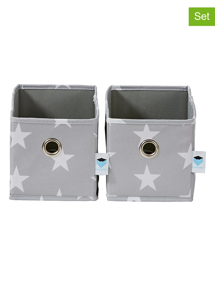 STORE IT 2er-Set: Organizer in Grau - (B)15 x (H)15 x (T)30 cm - onesize