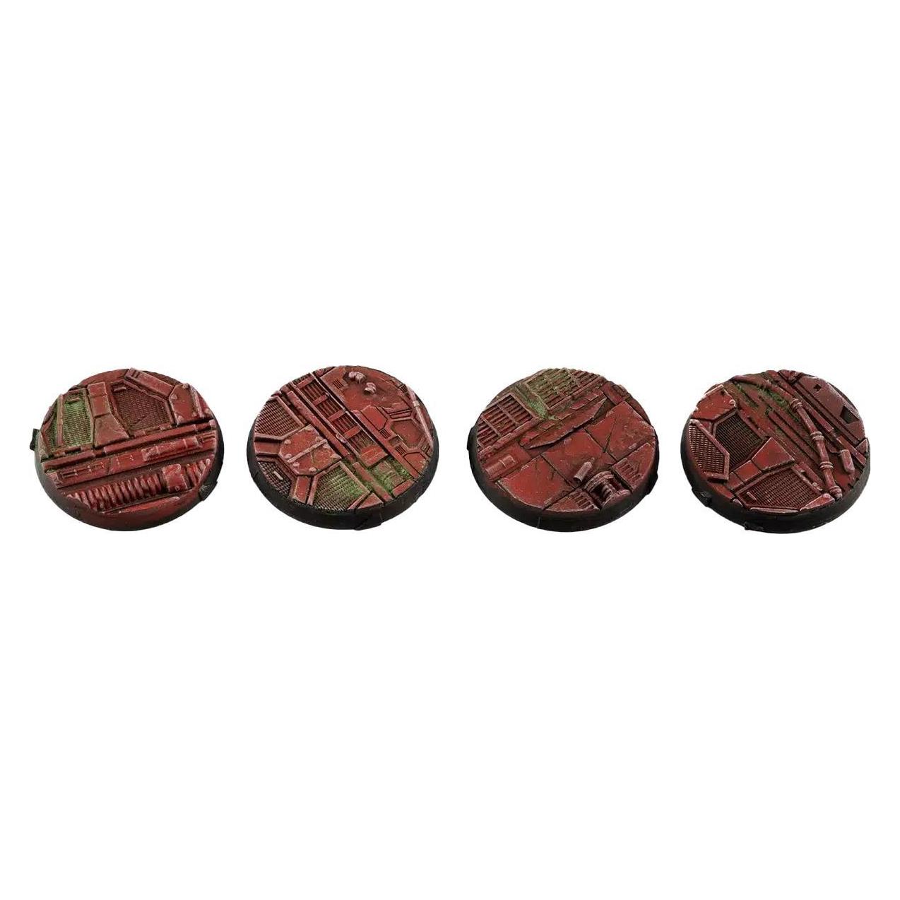 Gamers Grass Nomad Crew Deck Round 40mm (4x) (Kunststoff) (GGBNCDR40)