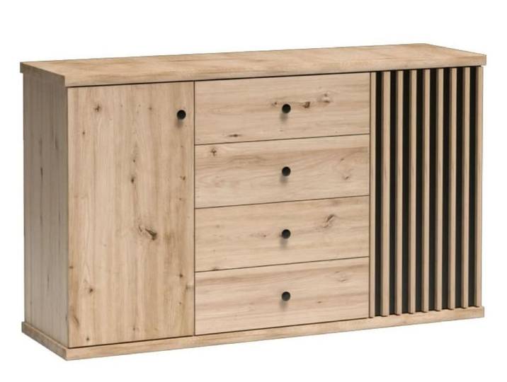 Marmex Möbel Kombikommode CALI 04 Sideboard Schubladenschrank mit Schubladen und Schranktüren