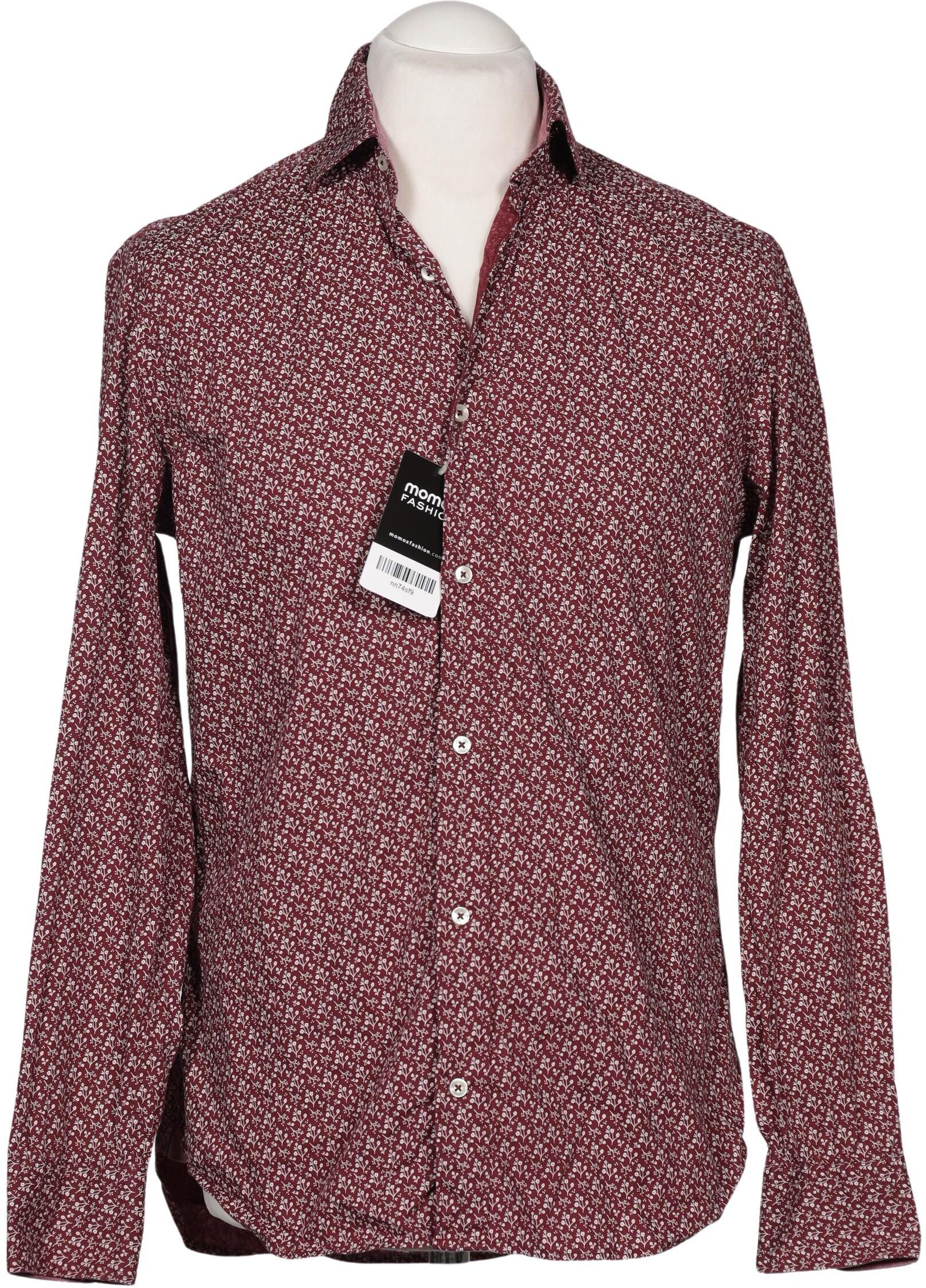 Mango MAN Herren Hemd, Rot, Gr. M, Baumwolle - Second Hand