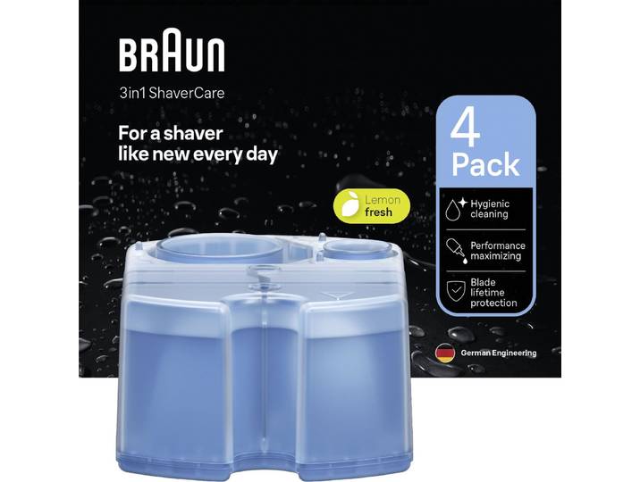 Braun Clean & Renew Reinigingsvloeistof 3-in-1 ShaverCare SmartCare Center - 4 Stuks
