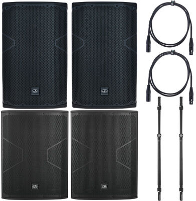 DAS Audio Altea 415A/718A Power Bundle Noir