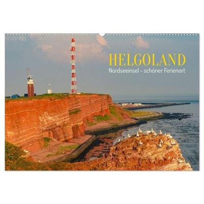 HELGOLAND: Nordseeinsel, schöner Ferienort (Wandkalender 2027 DIN A2 quer), CALVENDO Monatskalender