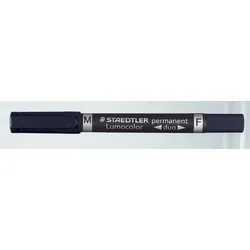 STAEDTLER Lumocolor duo Permanentmarker 0.6 - 1.5 mm Blau