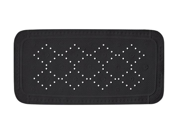 Spirella Badewannenmatte PVC ALASKA 71x36cm Schwarz