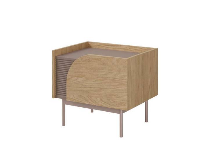 Compleo Nachttisch mit Schublade VELO, Rechts oder Links, Elegant design