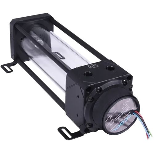 Alphacool Eisbecher Aurora D5 Acetal/Glas - 250mm mit D5 VPP655 PWM Pumpe