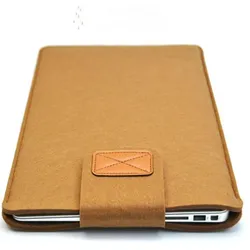 König Design Universal Filz Notebook Tablet Sleeve 11 - 15 Zoll Tasche Hülle Laptop Case Etui (15"), Notebooktasche, Beige