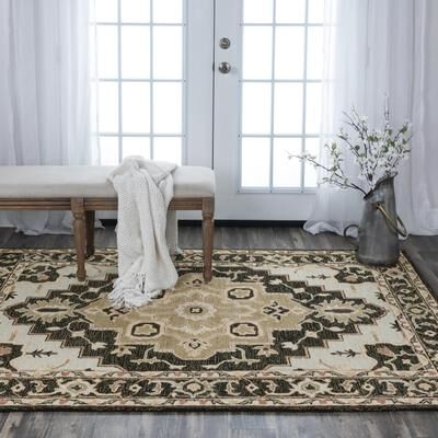 Alora Decor Conley Persian-style Hand-tufted Wool Rug