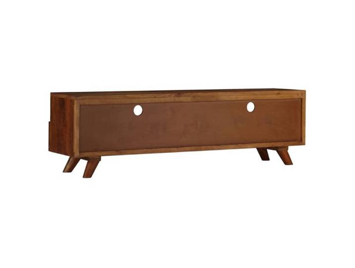 Meuble TV Table TV - Bois de récupération solide 140x30x40 cm - LL50833