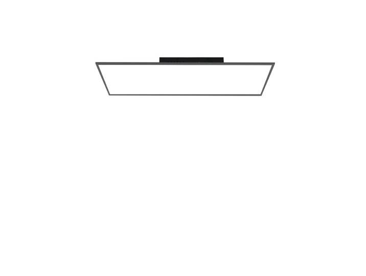 Plafonnier en fer aluminium noir 100x25x5.5cm led 42w