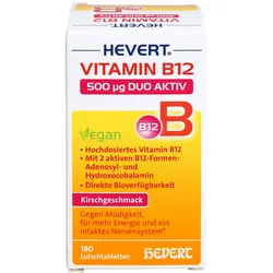 Vitamin B12 Hevert 500 Ug Duo Aktiv 180 ST