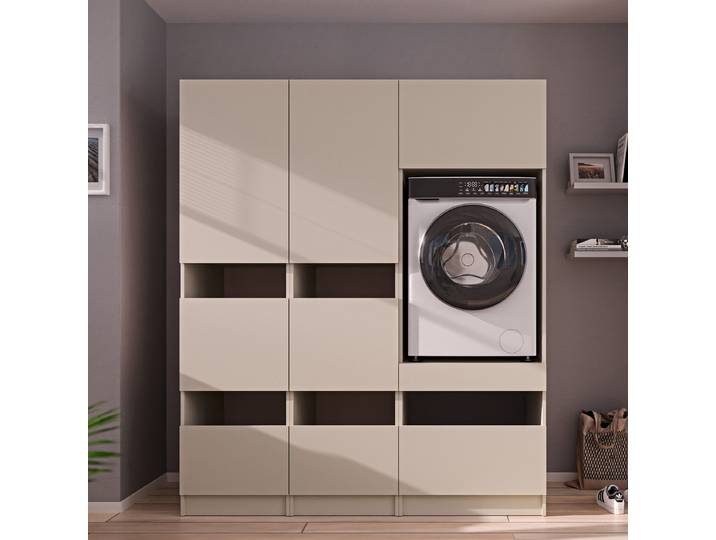 HWR Smart Kombi B 168 x 200 x 68cm Beige/Kaschmir