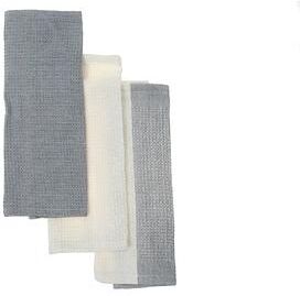 IH Casa Decor Dish Towel Set Of 3 PCs Block Print Drizzle
