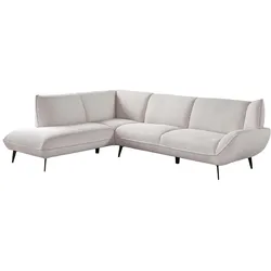 ECKSOFA CALLA Cremeweiß Cord