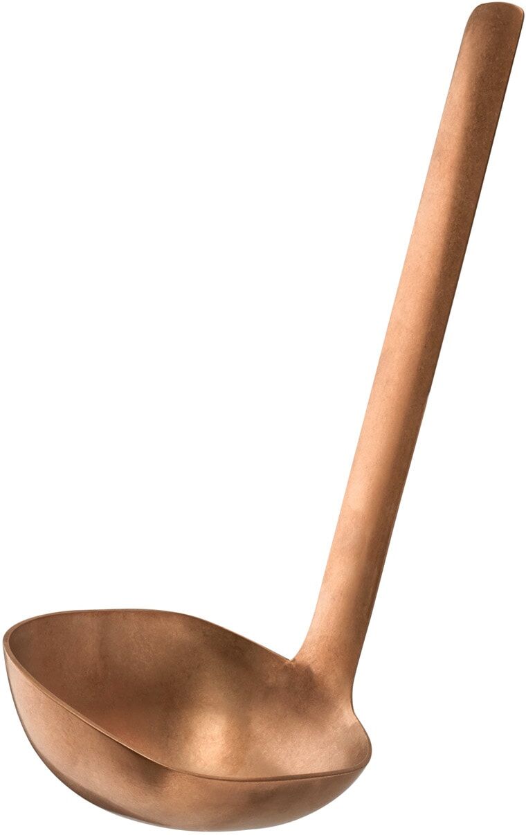 Schöpflöffel APS "BULQ, Löffel aus 18/8 Edelstahl", gold (kupferfarben), B:8,5cm H:23cm, Edelstahl, Kochlöffel, Schöpflöffel, Fassungsvermögen von 120 ml, ideal zum Servieren von Saucen