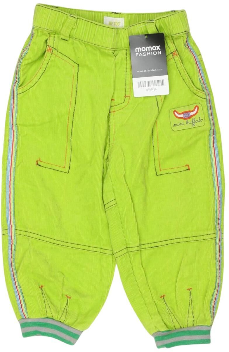 Me Too Jungen Stoffhose, Hellgrün, Gr. EU 86, Baumwolle - Second Hand
