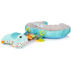 Chipolino Babykissen 5 in 1 Stillkissen, Spielkissen, Greiflinge, Stützkissen blau