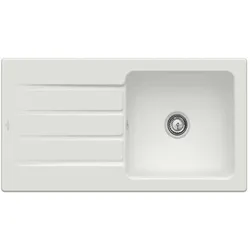 Villeroy & Boch Architectura Einbauspüle 336001SM mit Ablaufgarnitur und Handbetätigung, Steam
