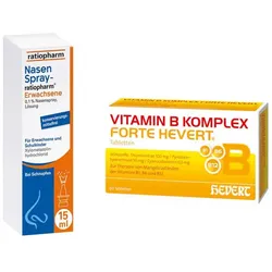 Vitamin B-Komplex & Nasenspray-ratiopharm Set 1 Sparset