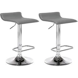 CLP 2er Set Barhocker Dyn   Farbe: grau
