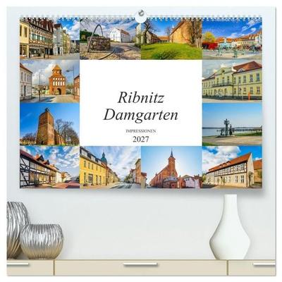 Ribnitz Damgarten Impressionen (hochwertiger Premium Wandkalender 2027 DIN A2 quer), Kunstdruck in Hochglanz
