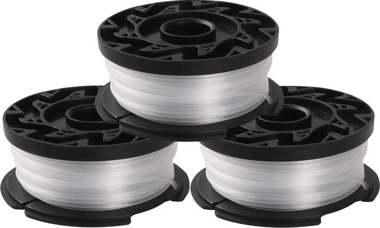 INF 3-pack reservespoelen met trimmerdraad voor Black Decker AF-100-3ZP grastrimmer