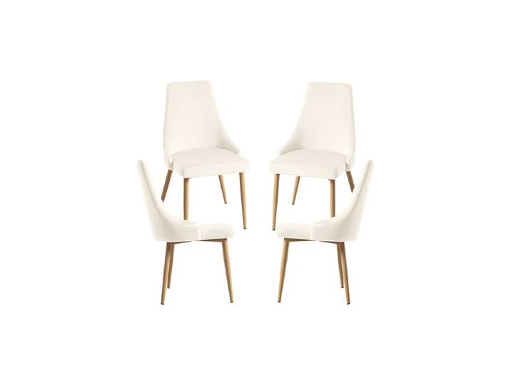 4er Set Stoik Wood Stühle - Beige