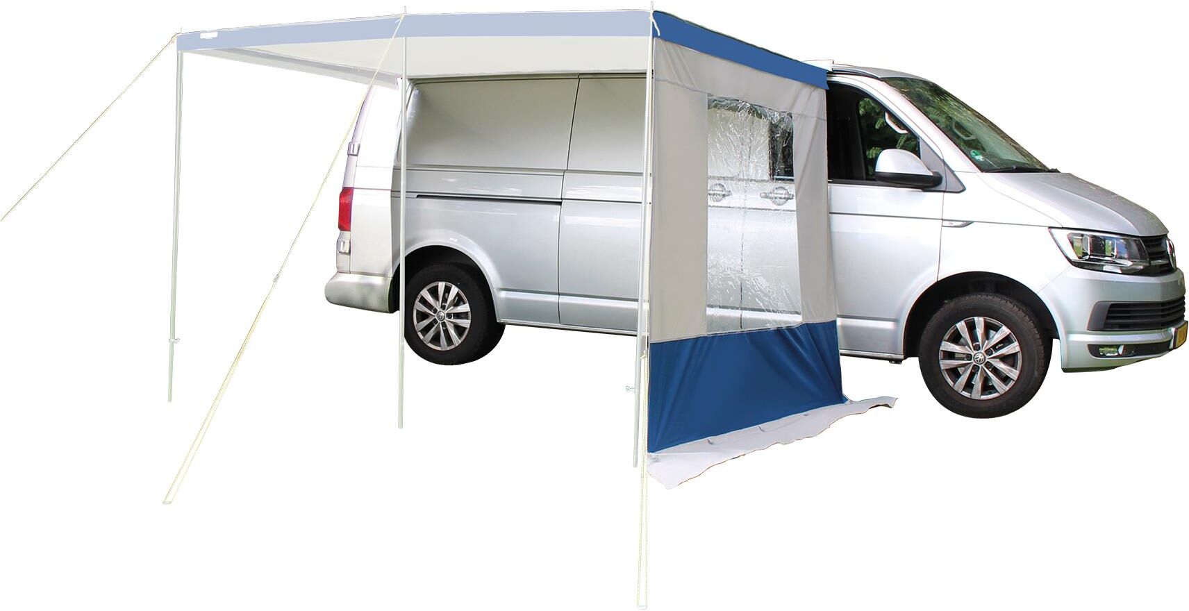 Vorzelt EUROTRAIL, blau (blau, hellgrau), Zelte, B/H/L: 240cm x 180cm, Vorzelt, B:240cm H:180cm blau, hellgrau B/H/L: 240cm x 180cm