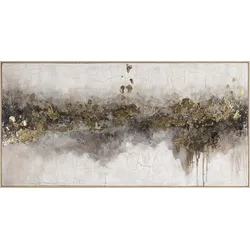 Gemälde GOLDEN HORIZON (BHT 140x70x3,50 cm) - grau - BHT 140x70x3,50 cm