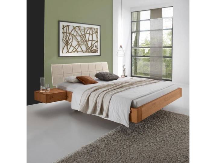 Bett Telavi Eiche Massivholz 160x200cm Mit Kopfteil