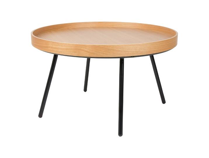 Zuiver Ronde Salontafel Oak Tray Eikenhout, 78cm - Bruin