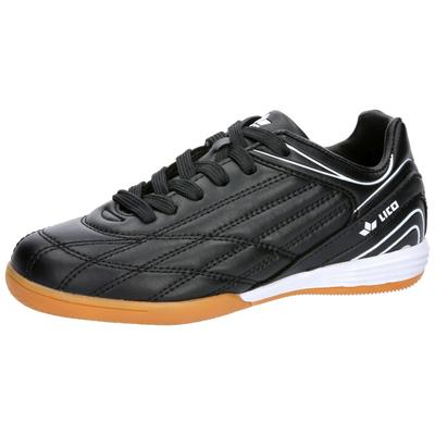 Fußballschuh LICO "Fußballschuhe Soccer Champ", Mädchen, Gr. 31, schwarz, Synthetik, Schuhe Fußballschuh