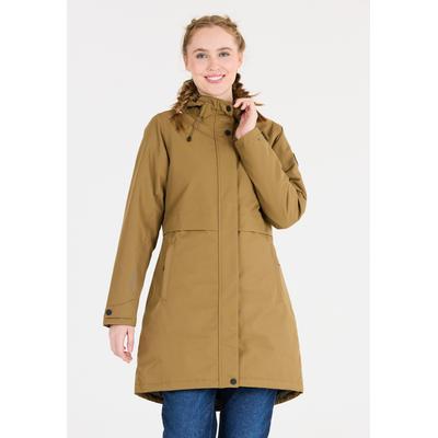 Outdoorjacke WHISTLER "Mullie", Damen, Gr. 38, braun (karamell), 100% Polyester, unifarben, normal, ohne Ausschnitt, Jacken Outdoorjacke, mit 10.000 mm Wassersäule