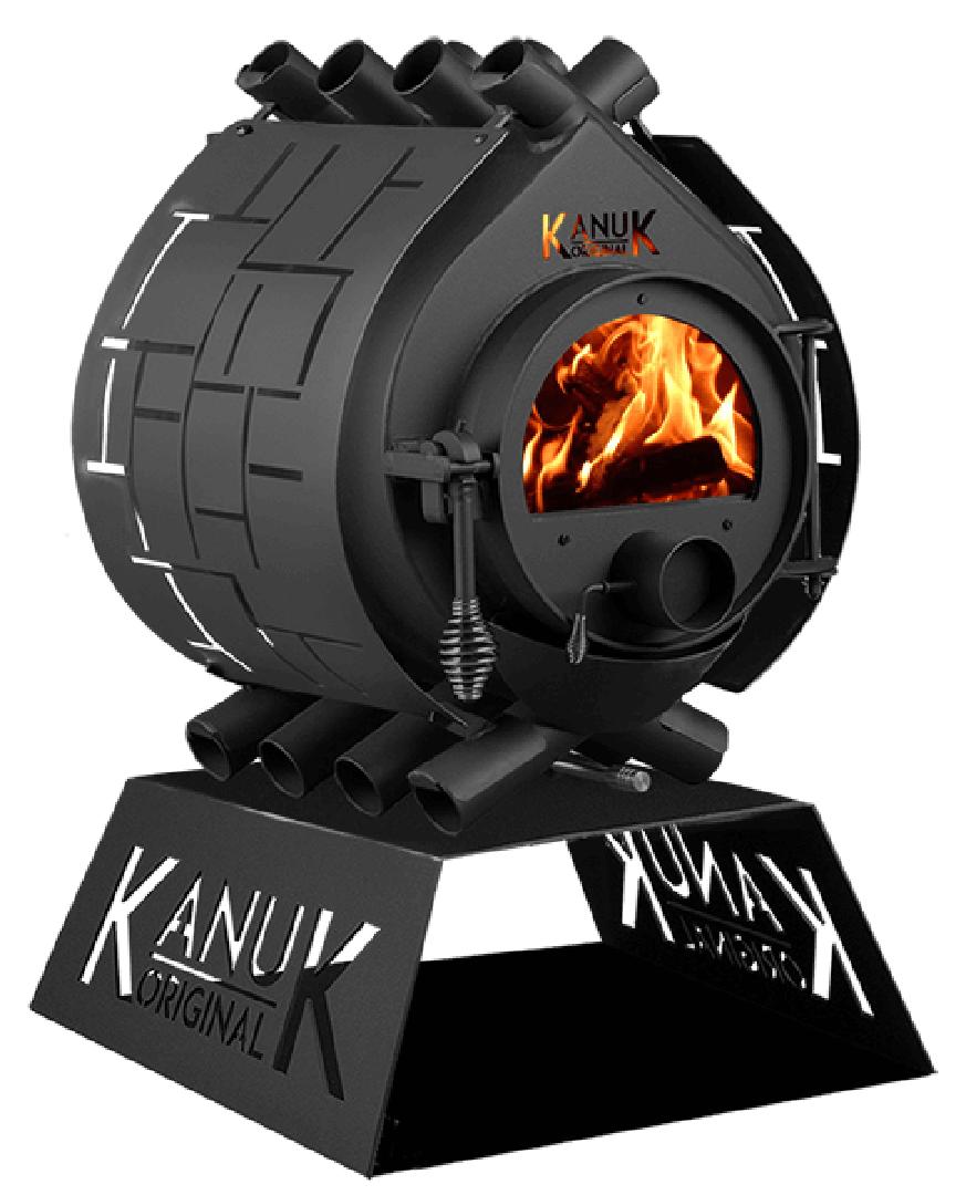Kanuk Original 9,5 kW - Seitenverkleidung Brick - Untergestell Base