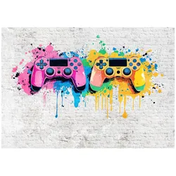 TAPETE Kinderzimmer Junge Gaming Vlies Fototapete 150x105