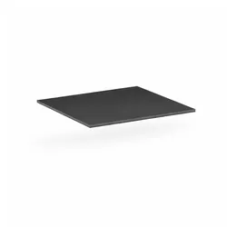 Tischplatte 600 x 600 x 18 mm, Graphit