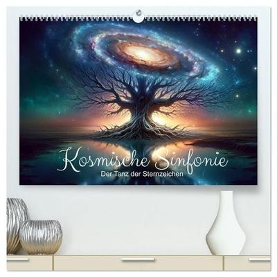 Kosmische Sinfonie: Der Tanz der Sternzeichen (hochwertiger Premium Wandkalender 2027 DIN A2 quer), Kunstdruck in Hochglanz