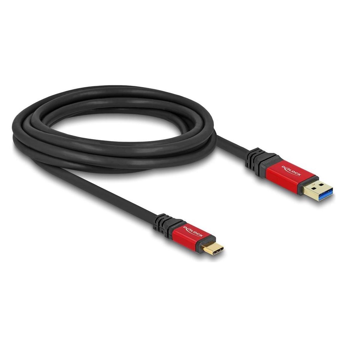 Delock USB A - USB C (3 m, USB 3.2 Gen 2) (80619)