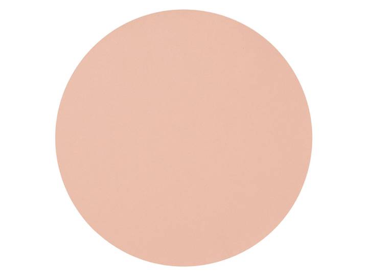 Platzset Kunstleder Rund 38 x 0 x 38cm Beige/Rosa