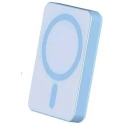 Force Power 5000mAh MagSafe Powerbank (5000 mAh, 15 W, 18.50 Wh), Powerbank, Blau